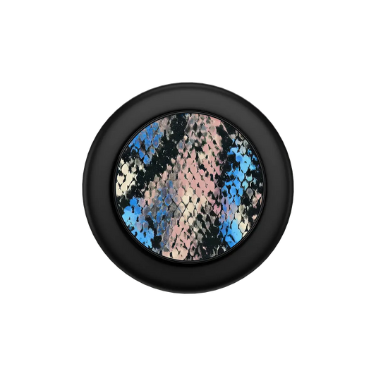 Glacier Coil | Blue Snake Print MagSafe Phone Grip
