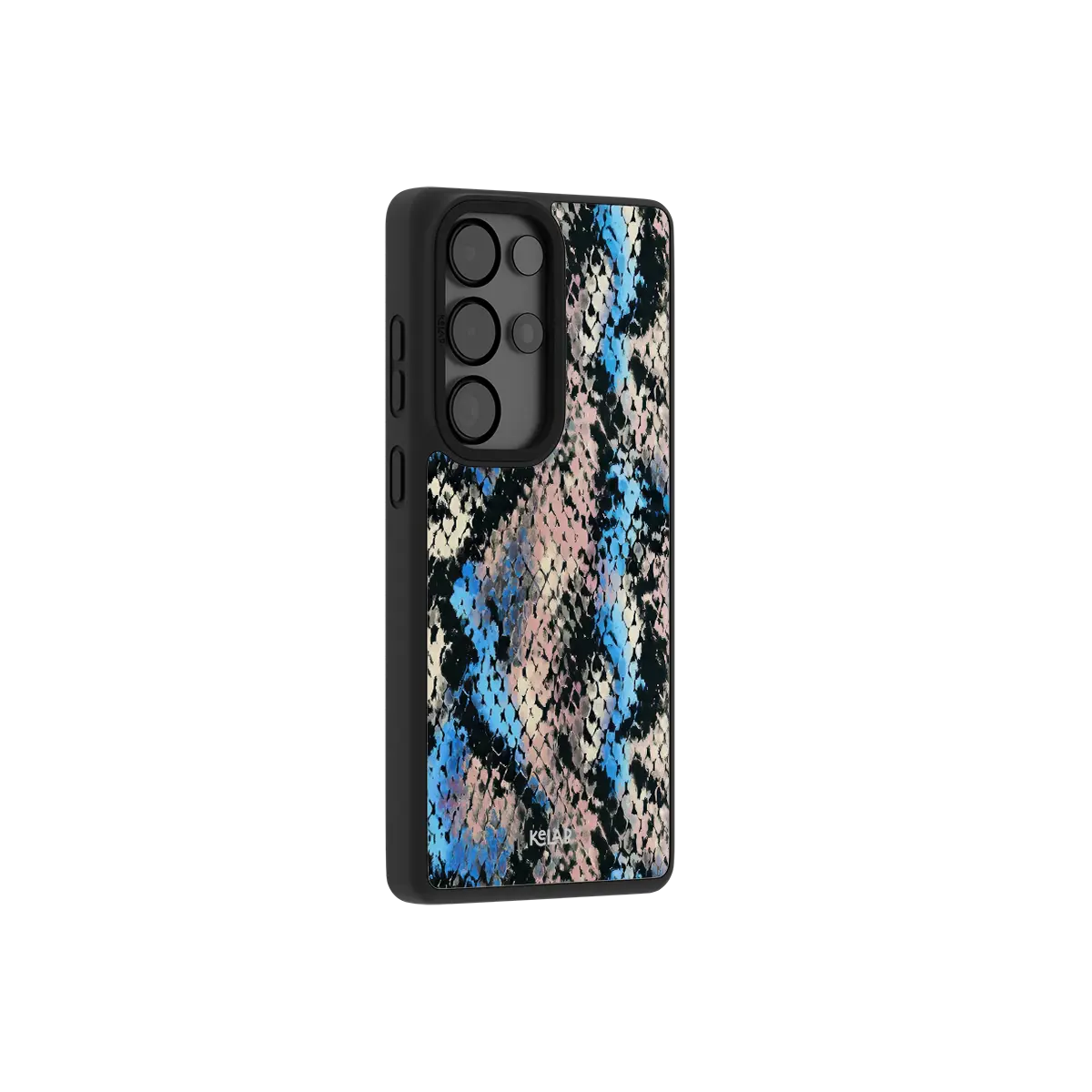 Glacier Coil | Blue Snake Print Samsung Phone Case