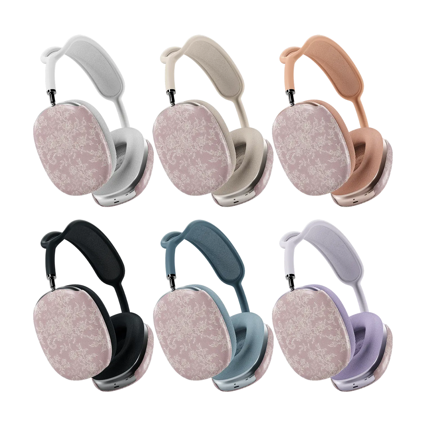 Powder Rose | Pink Lace AirPods Max Case
