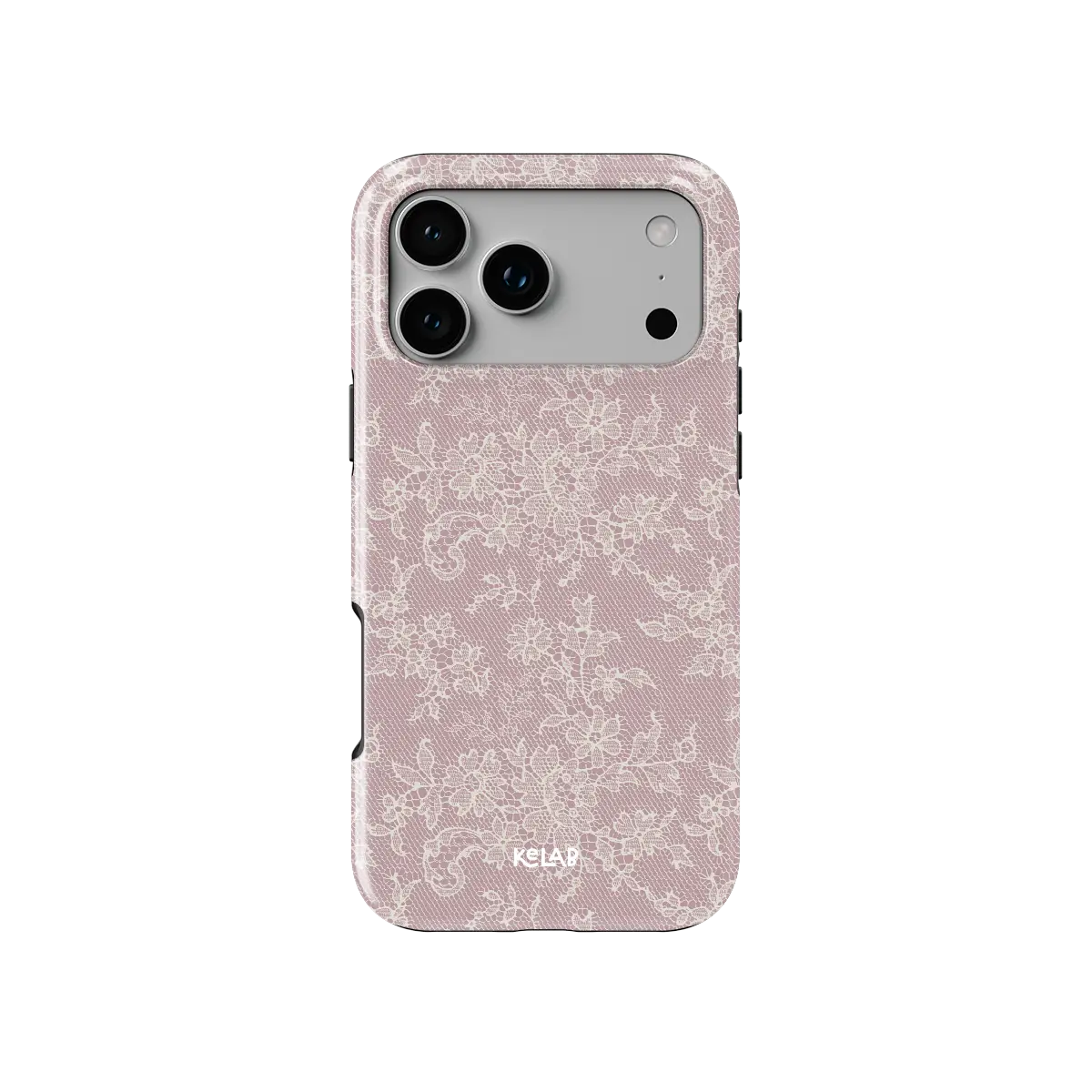 Powder Rose | Pink Lace iPhone Case