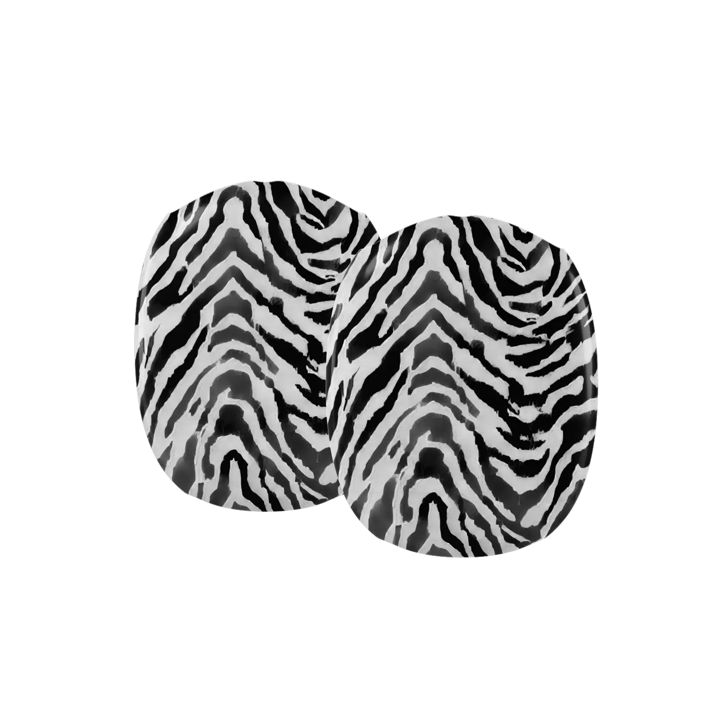 Zebra Crossing | Black & White Zebra Print AirPods Max Case