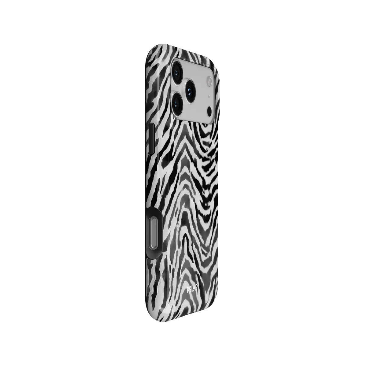 Zebra Crossing | Black & White Zebra Print iPhone Case