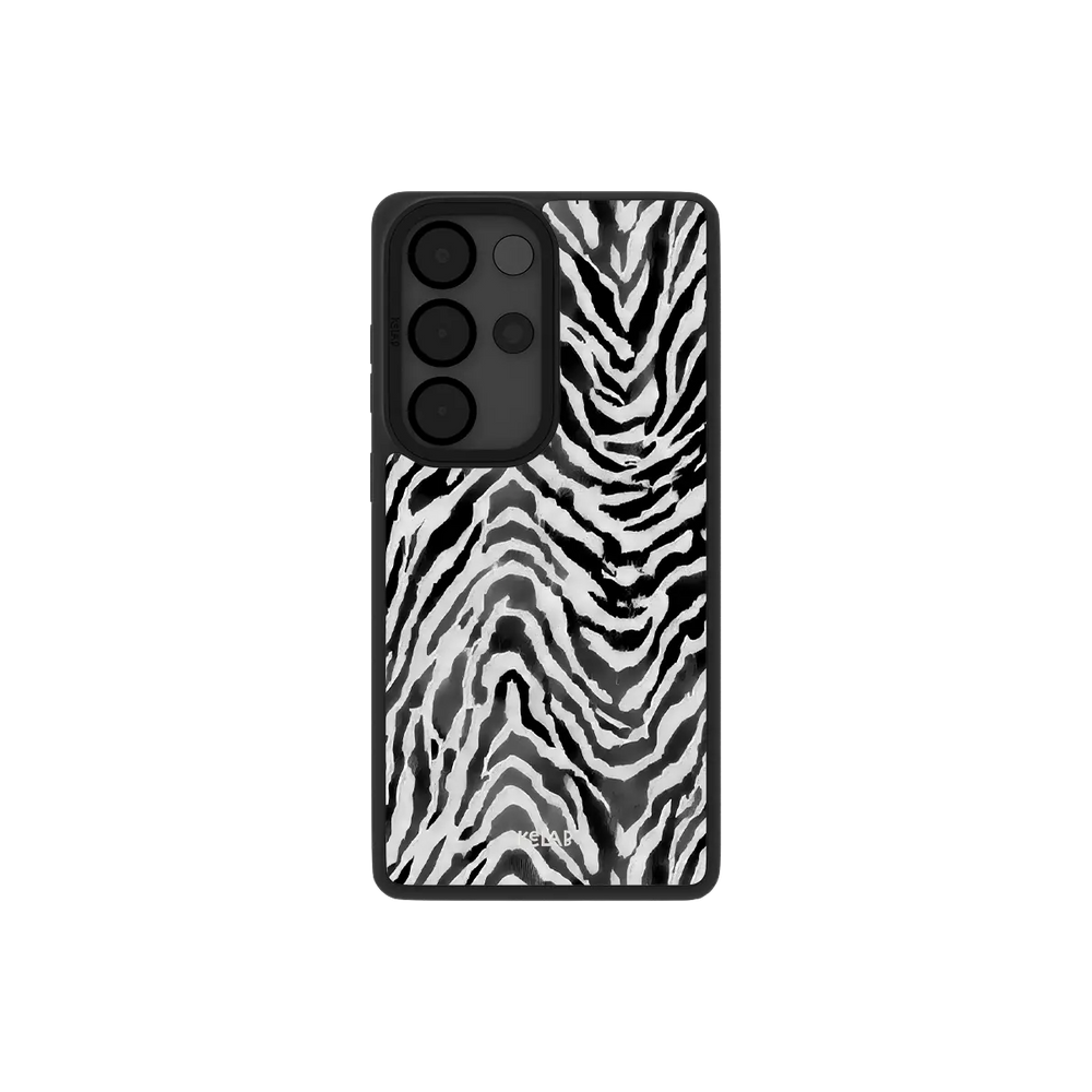 Zebra Crossing | Black & White Zebra Print Samsung Phone Case