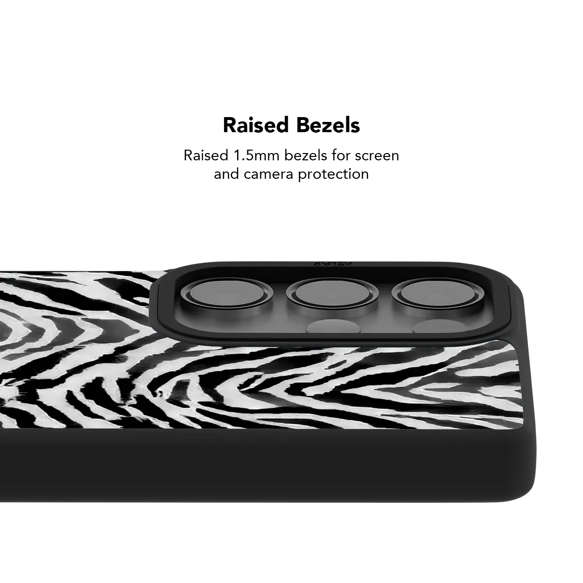 Zebra Crossing | Black & White Zebra Print Samsung Phone Case