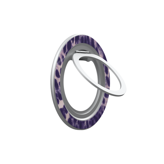 Wild Plum | Purple Cheetah Print MagSafe Ring Stand