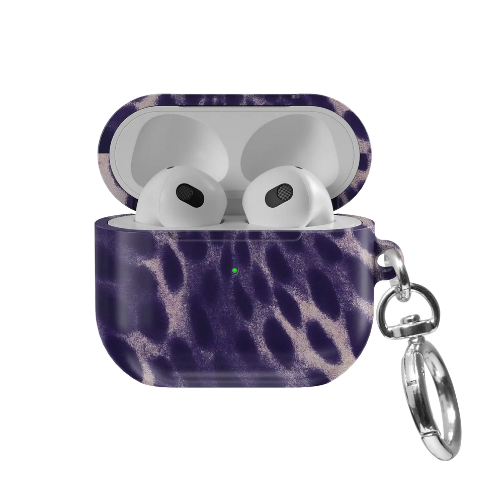 Wild Plum | Purple Cheetah Print AirPods Case