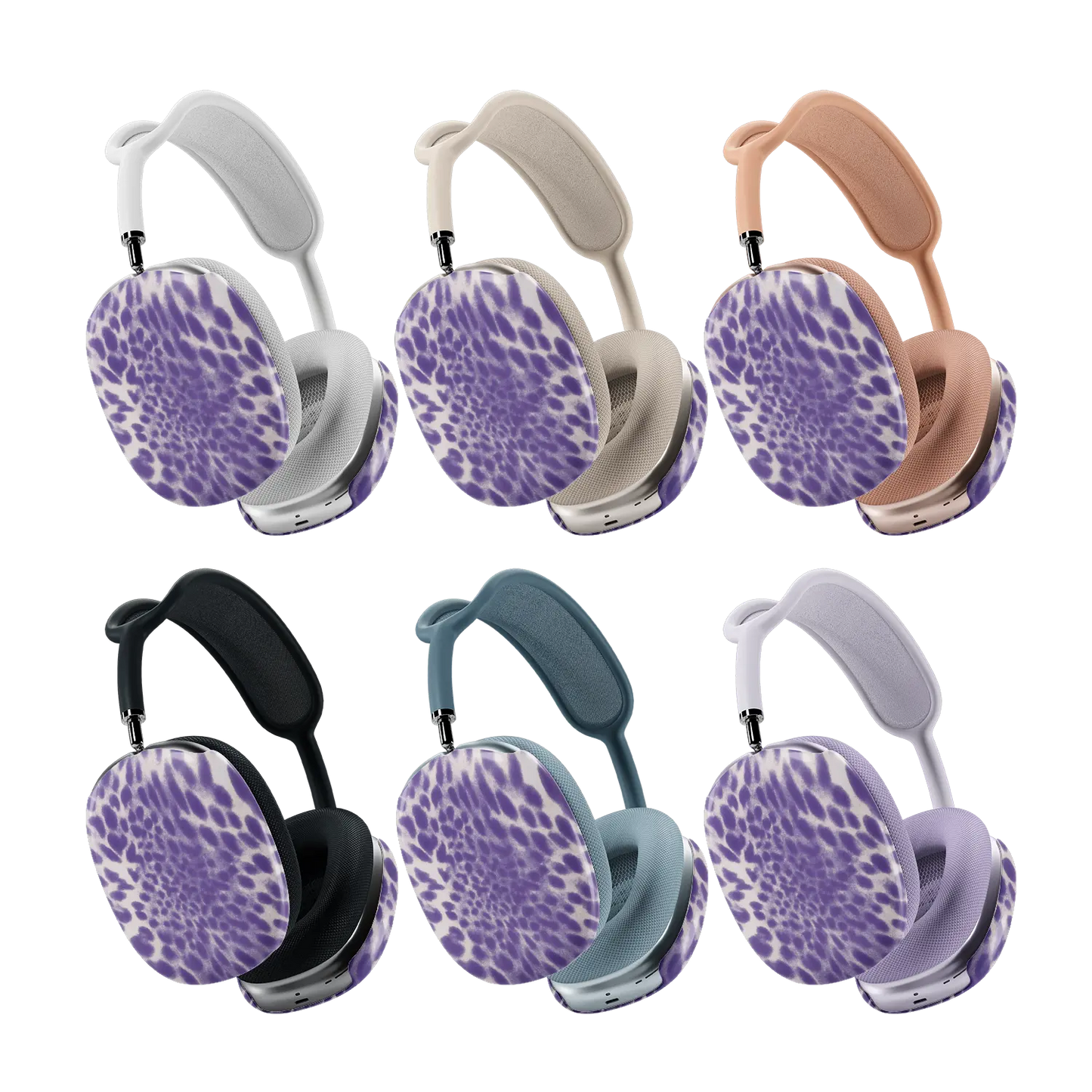 Wild Plum | Purple Cheetah Print AirPods Max Case