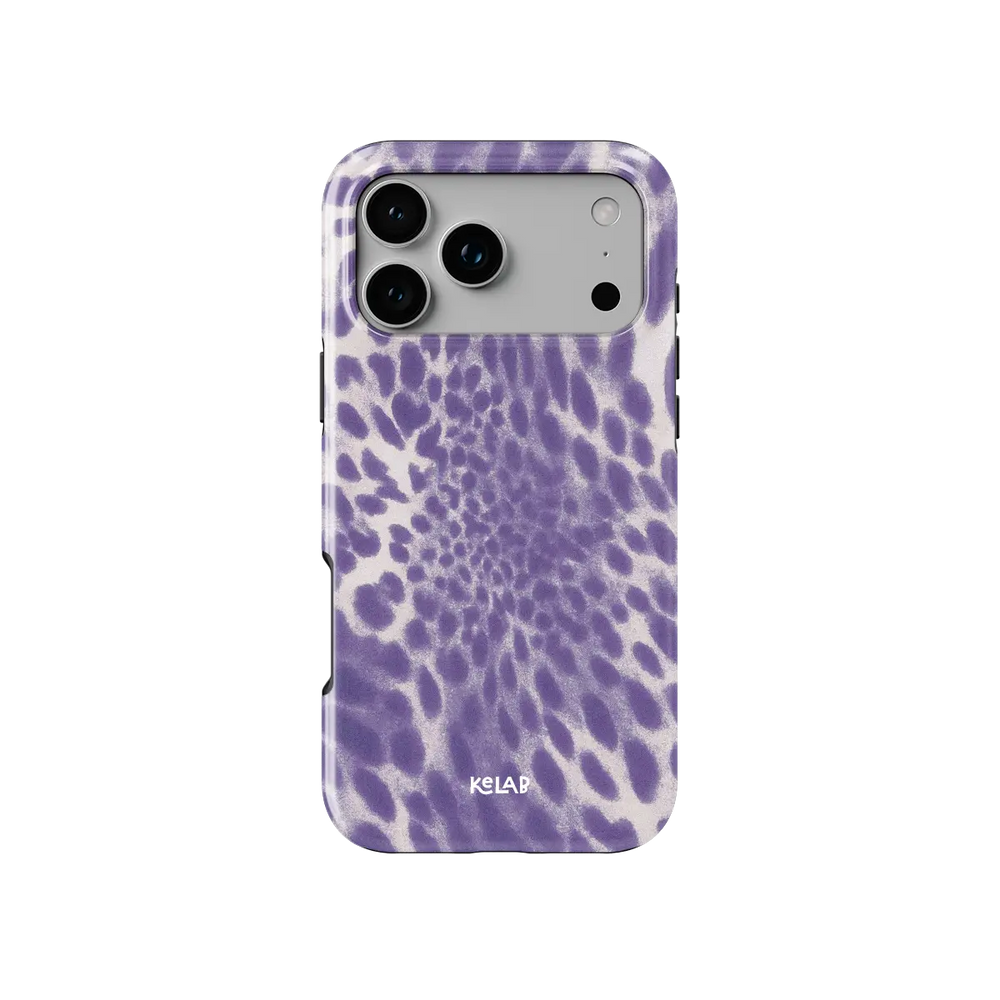 Wild Plum | Purple Cheetah Print iPhone Case