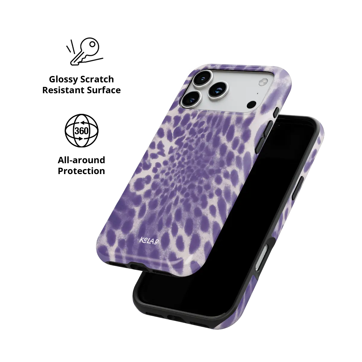 Wild Plum | Purple Cheetah Print iPhone Case