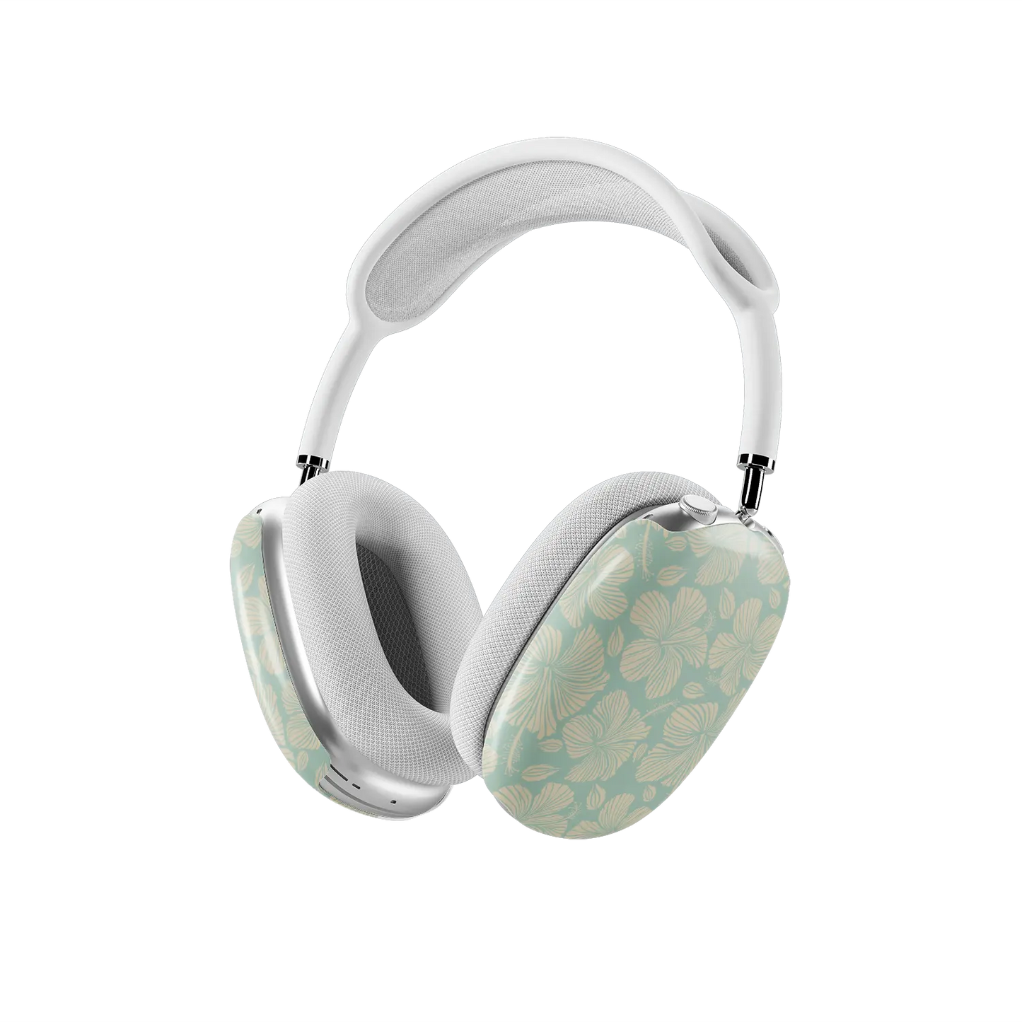 Island Mist | Green Hibiscus Floral AirPods Max Case