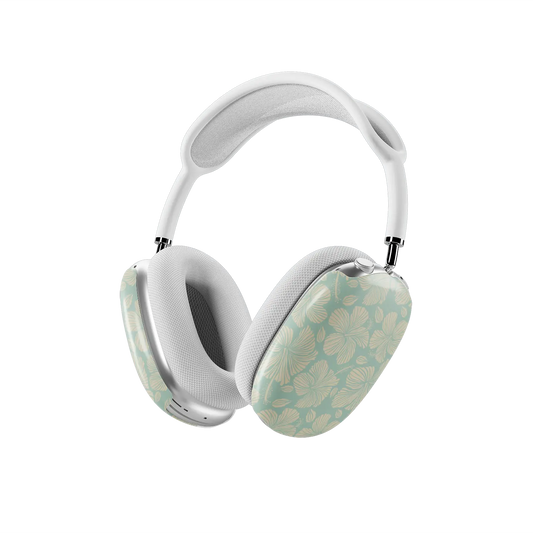 Island Mist | Green Hibiscus Floral AirPods Max Case