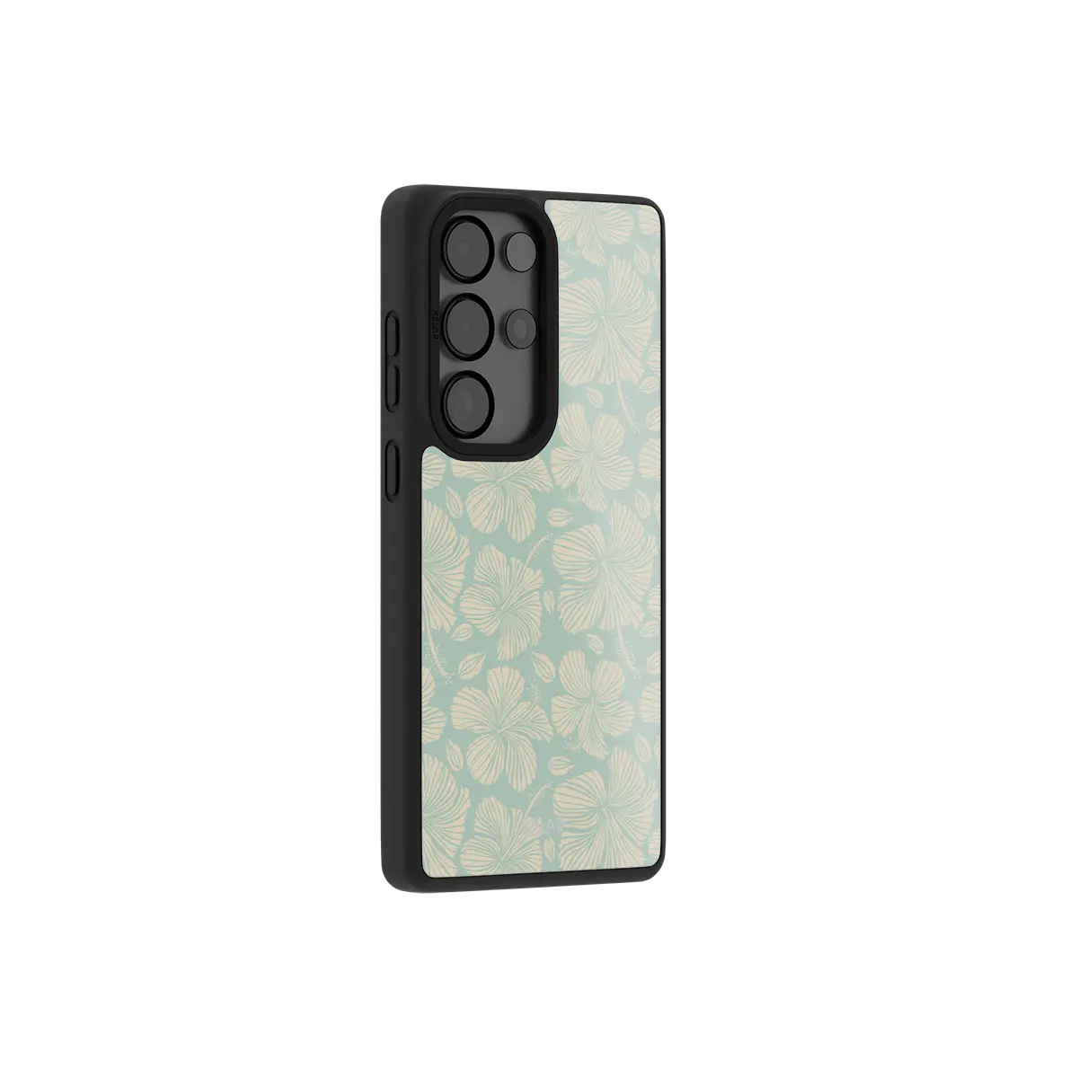 Island Mist | Green Hibiscus Floral Samsung Case