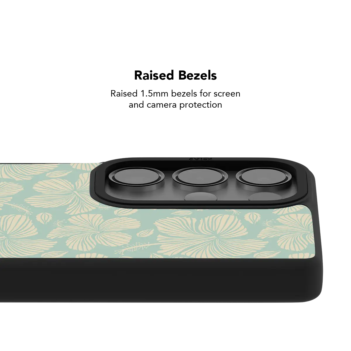 Island Mist | Green Hibiscus Floral Samsung Case