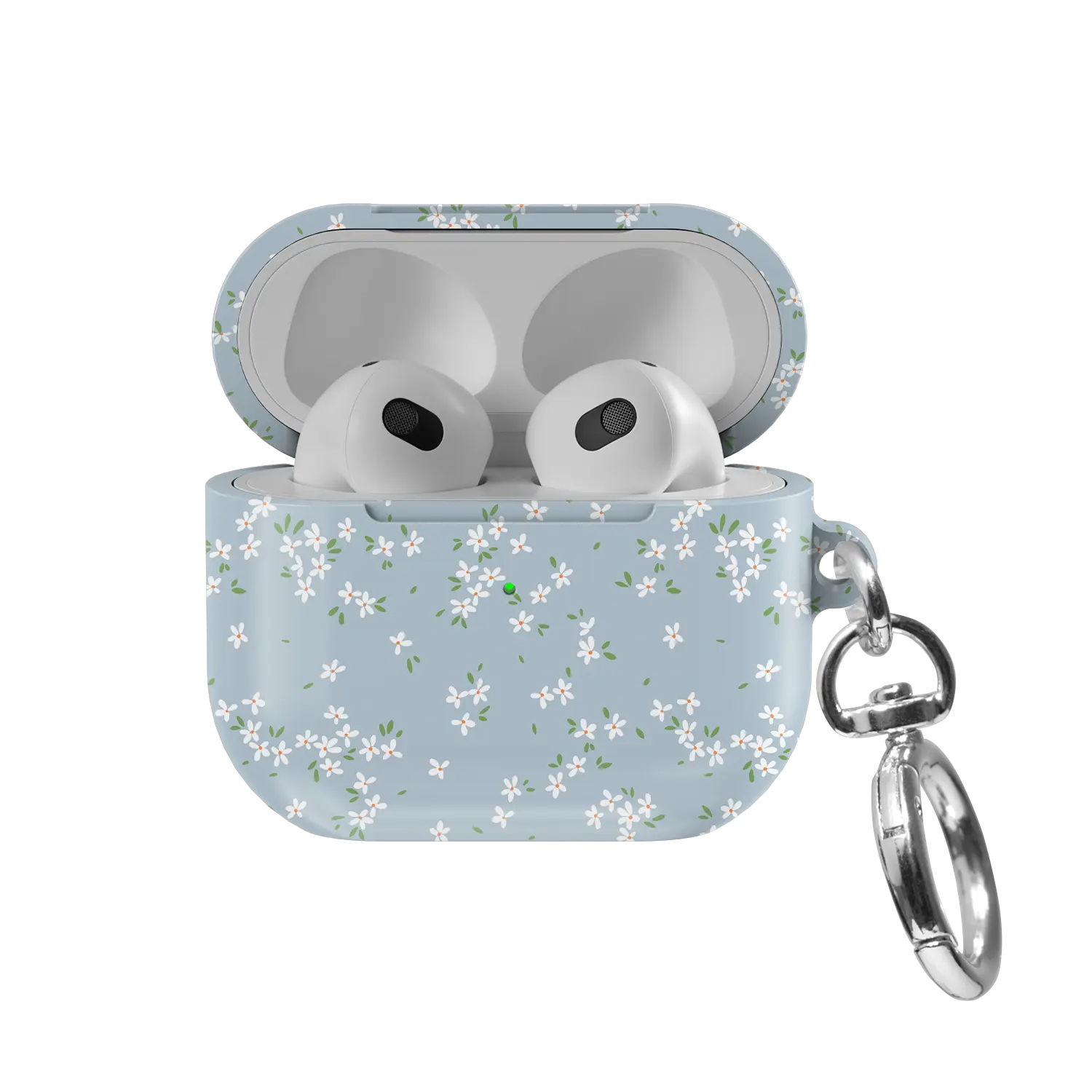 Whisper Bloom | Blue Ditsy Floral AirPods Case