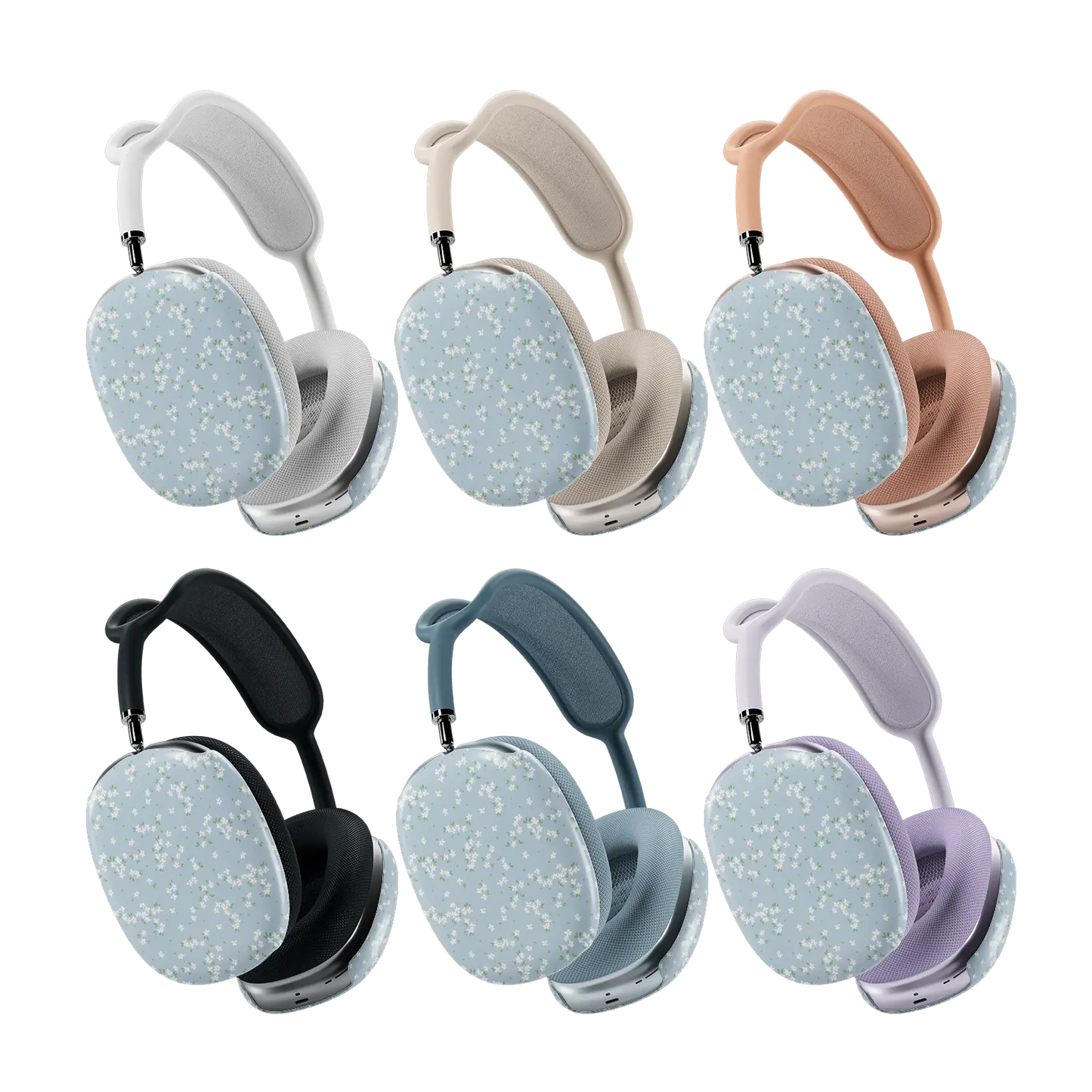 Whisper Bloom | Blue Ditsy Floral AirPods Max Case