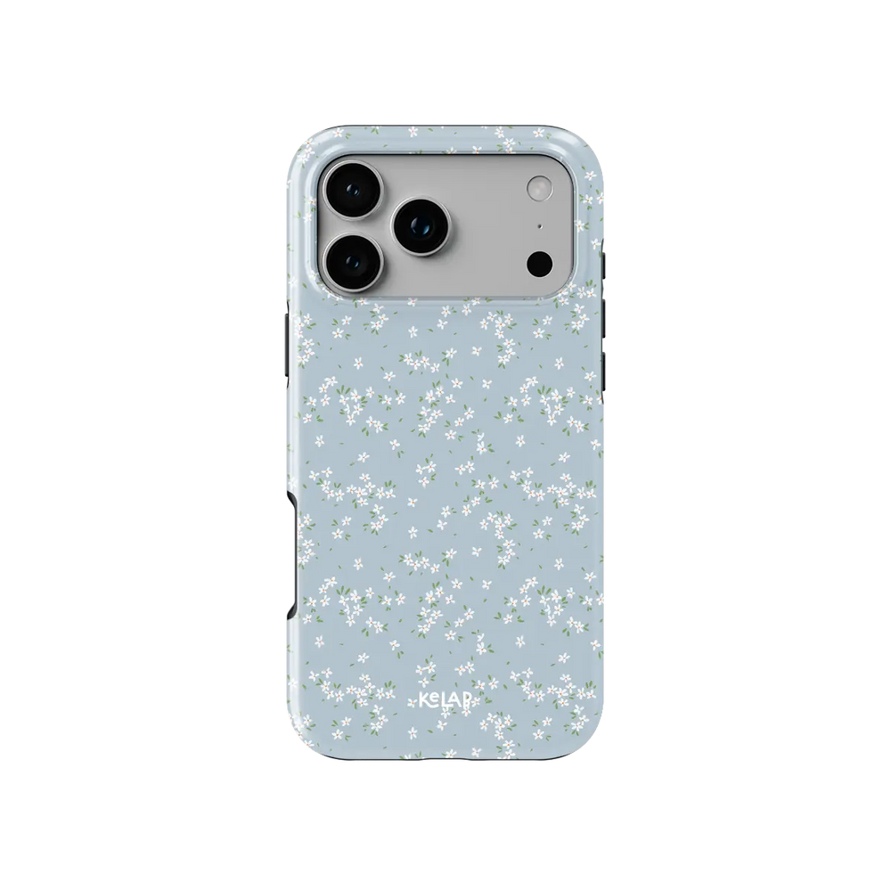 Whisper Bloom | Blue Ditsy Floral iPhone Case