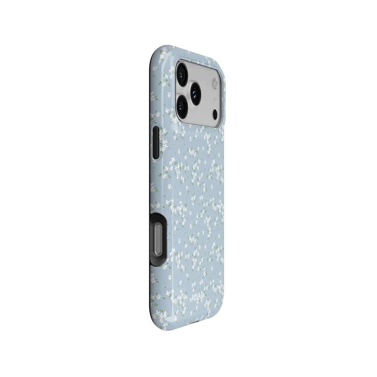 Whisper Bloom | Blue Ditsy Floral iPhone Case