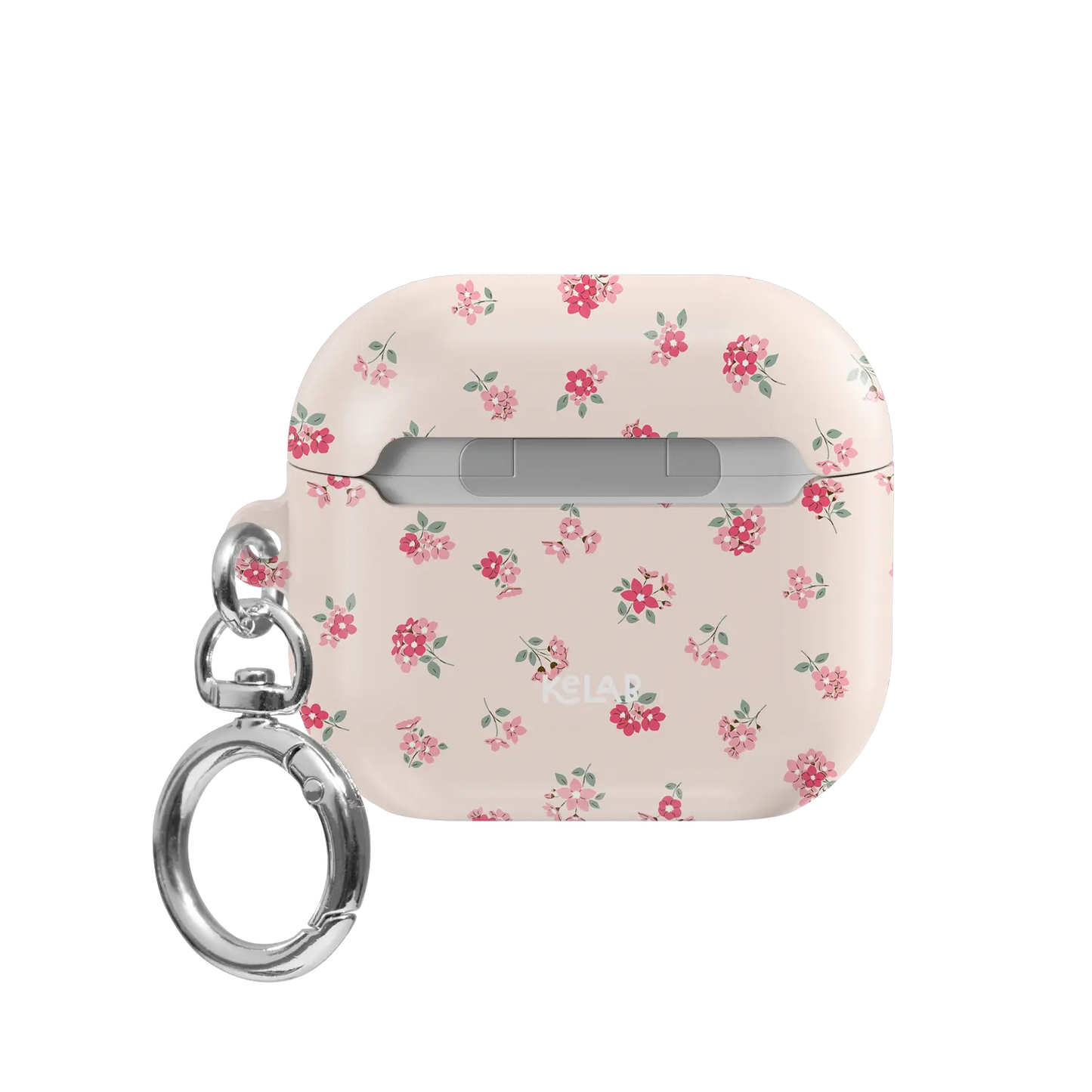 Petal Crush | Pink Rose Ditsy Floral AirPods Case - back view
