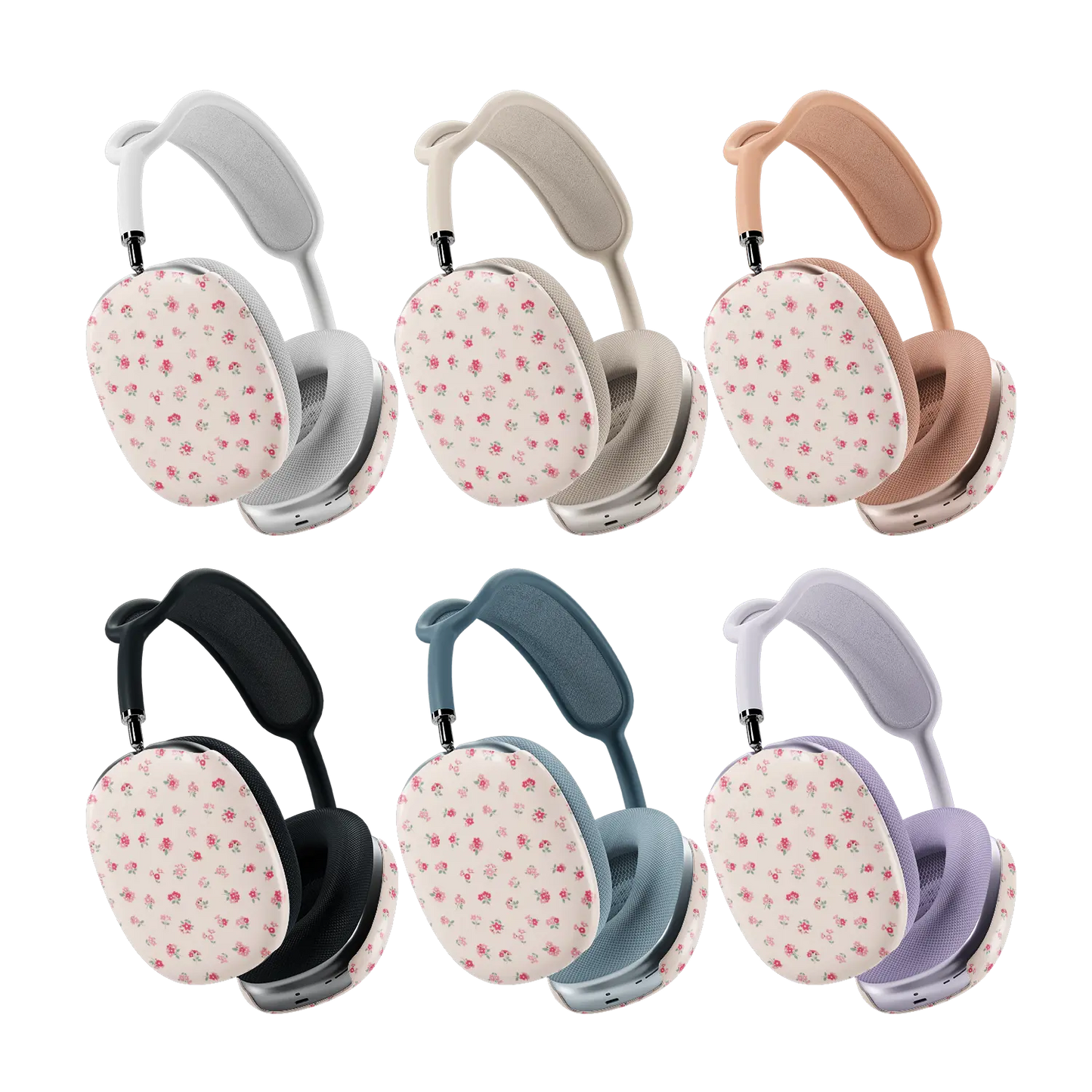 Petal Crush | Pink Rose Ditsy Floral AirPods Max Case