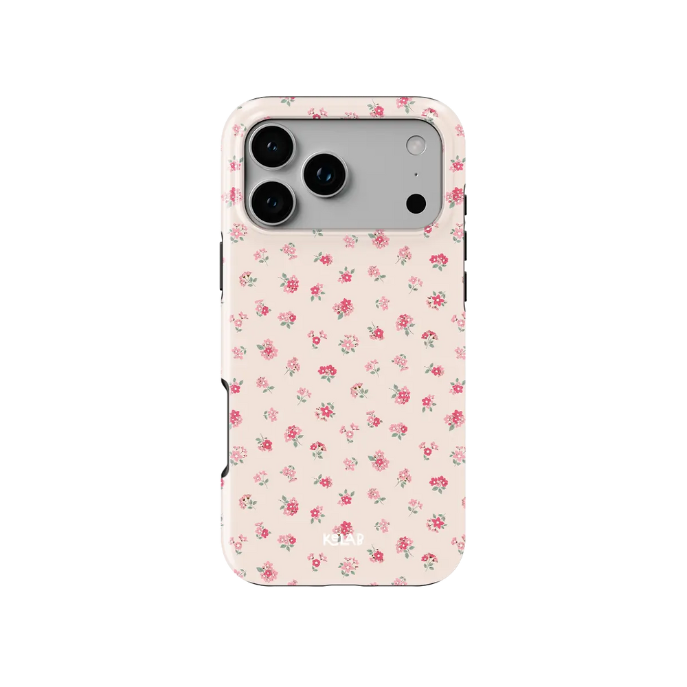 Petal Crush | Pink Rose Ditsy Floral iPhone Case