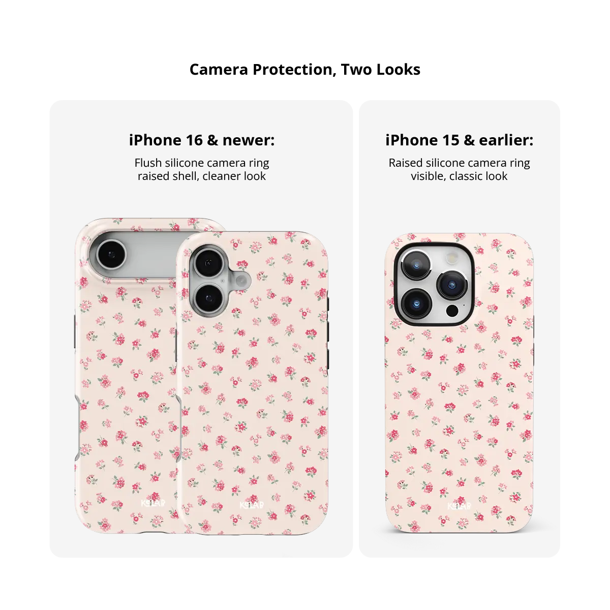 Petal Crush | Pink Rose Ditsy Floral iPhone Case