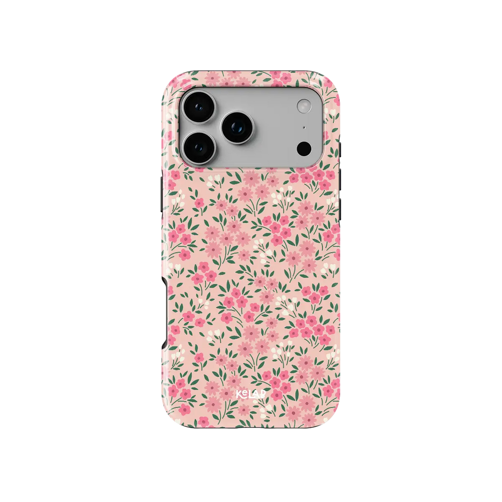 Garden Flush | Pink Ditsy Floral iPhone Case