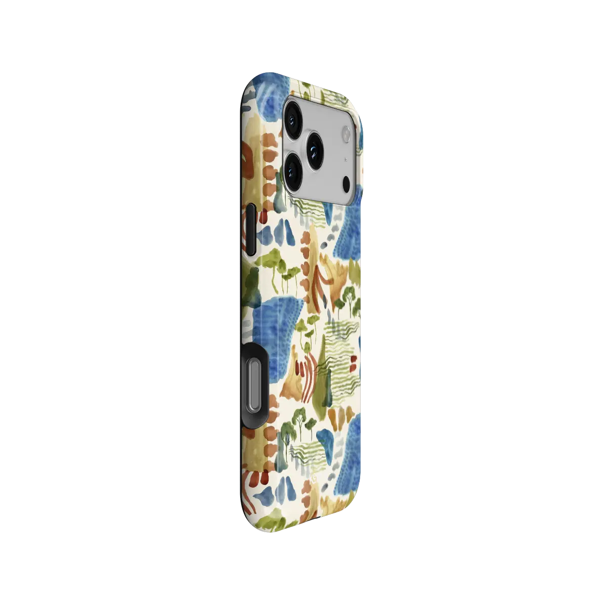Terroir | Watercolor Landscape Art iPhone Case