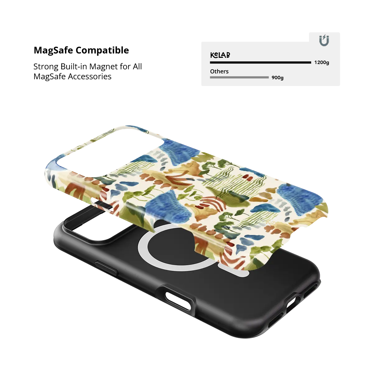 Terroir | Watercolor Landscape Art iPhone Case