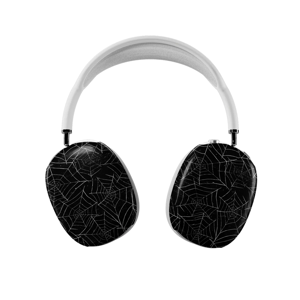 Midnight Web | Black Spider Web AirPods Max Case