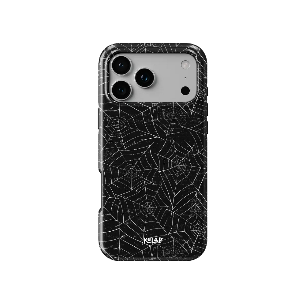 Midnight Web | Black Spider Web iPhone Case