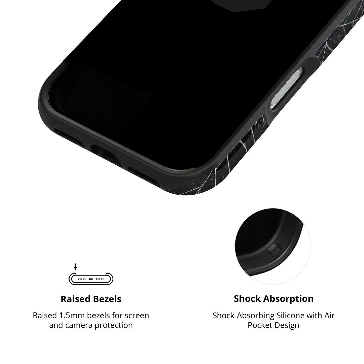Midnight Web | Black Spider Web iPhone Case