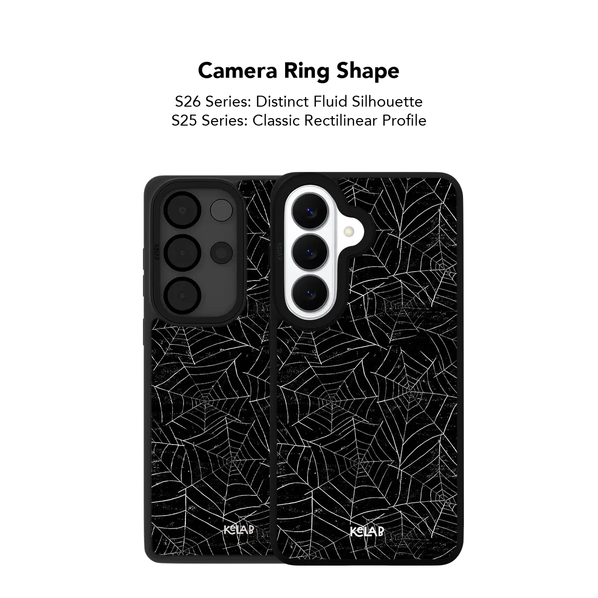 Midnight Web | Black Spider Web Samsung Case