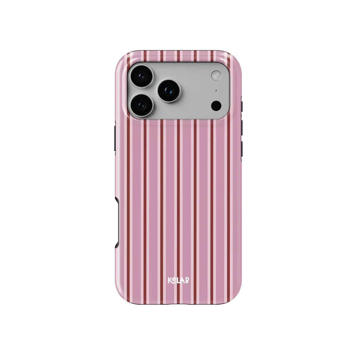 Cabana | Dusty Rose Multi-Stripe iPhone Case