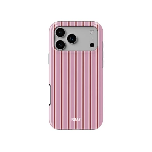 Cabana | Dusty Rose Multi-Stripe iPhone Case
