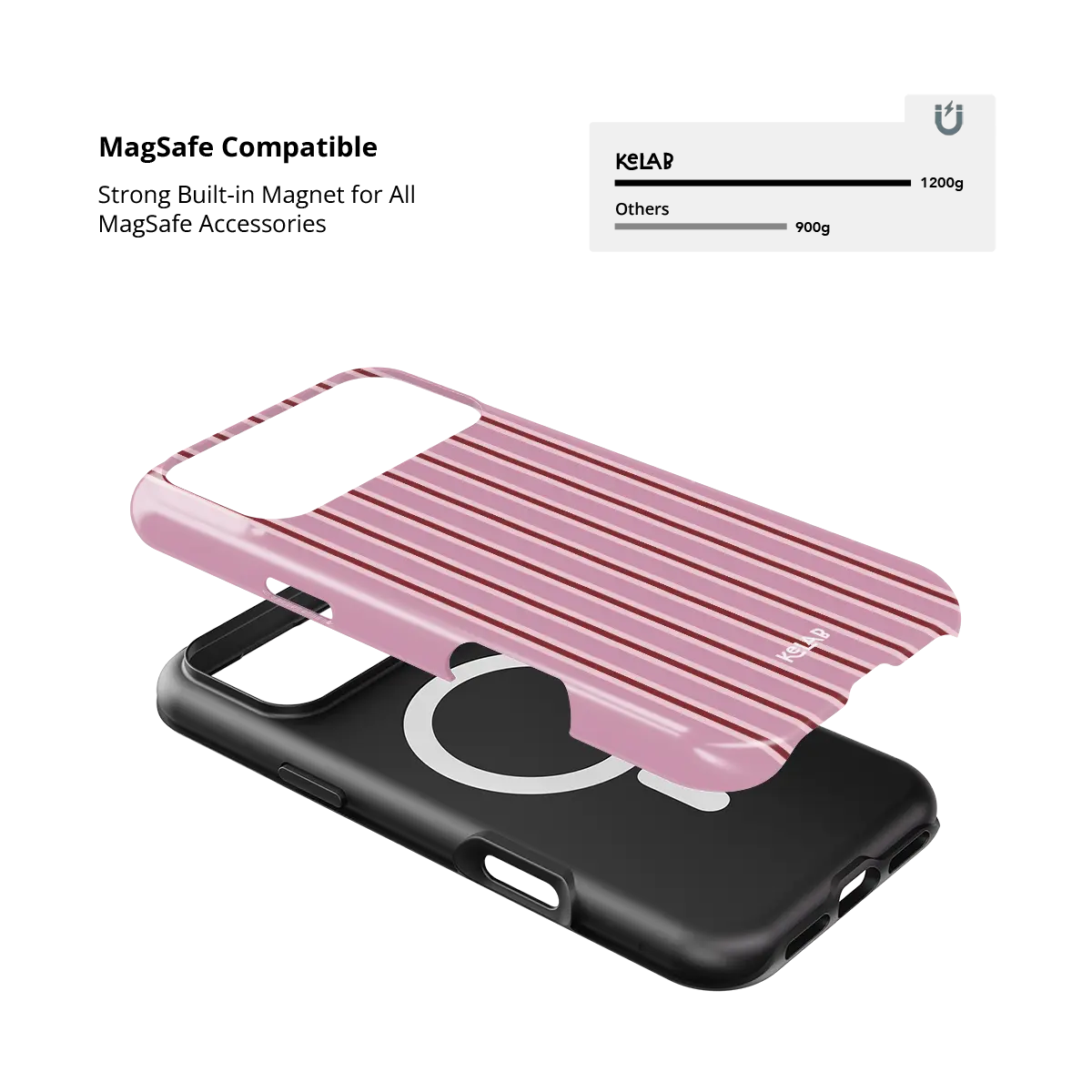Cabana | Dusty Rose Multi-Stripe iPhone Case