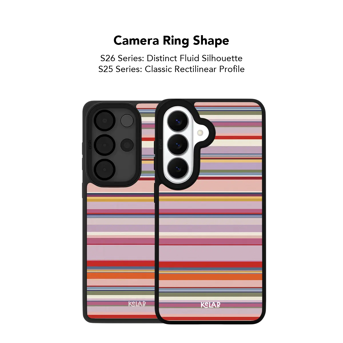 Roseglow | Coral Multi-Stripe Samsung Phone Case