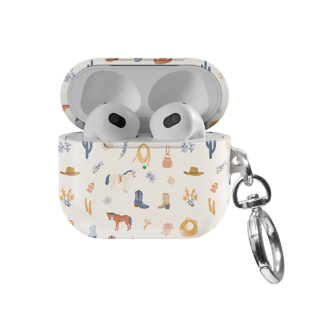 Sundance | Cream Cowboy Western AirPods Case