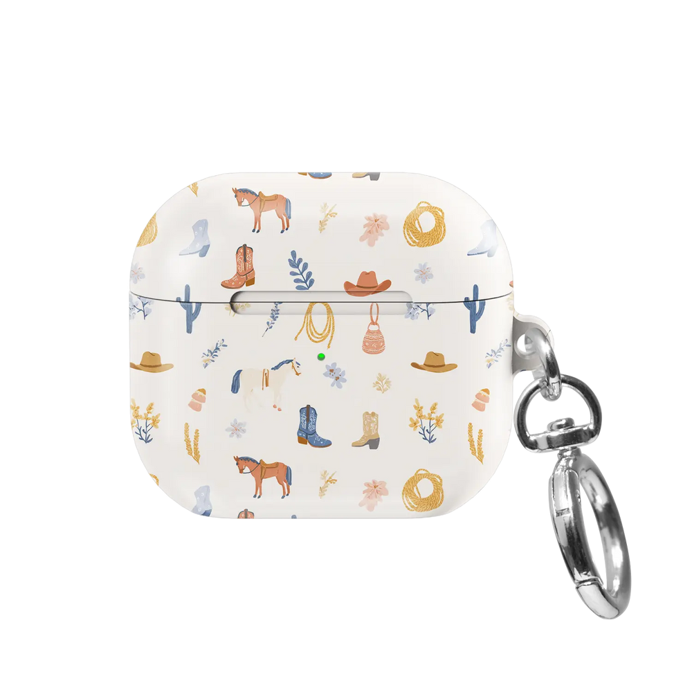 Sundance | Cream Cowboy Western AirPods Case