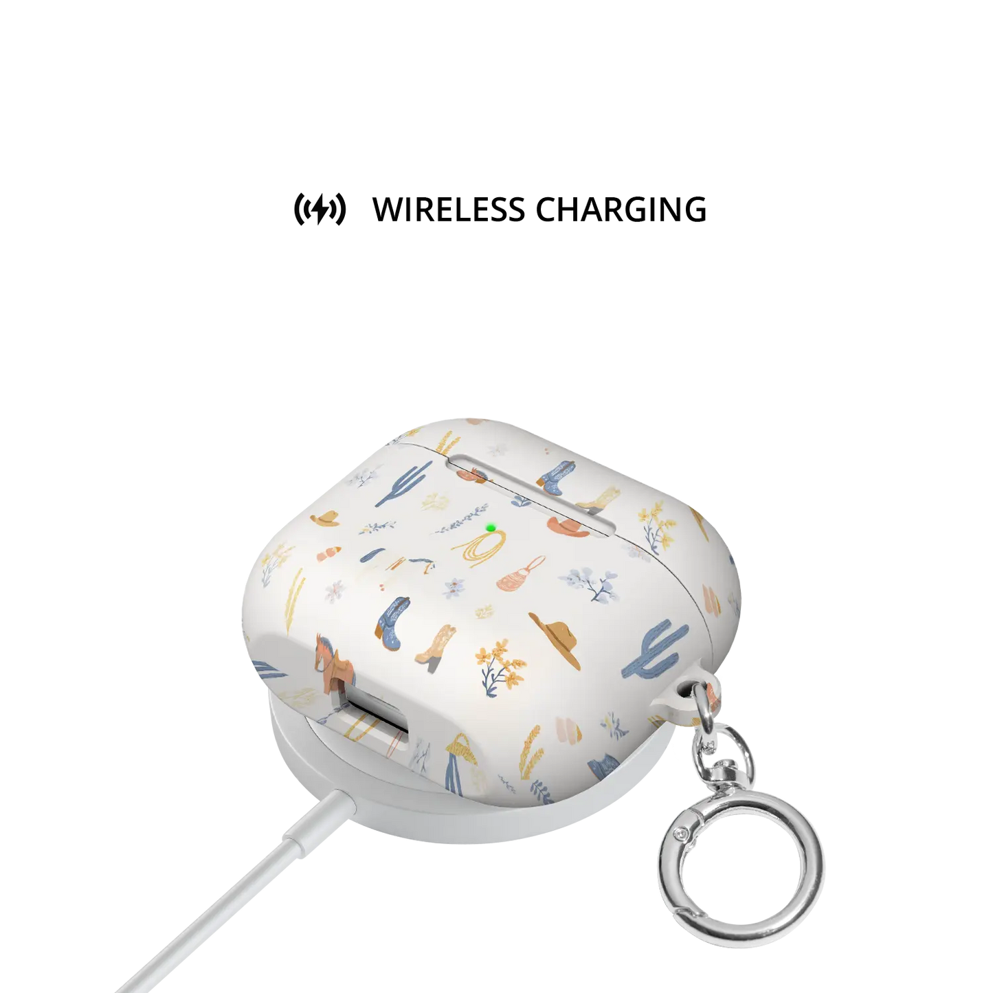 Sundance | Cream Cowboy Western AirPods Case