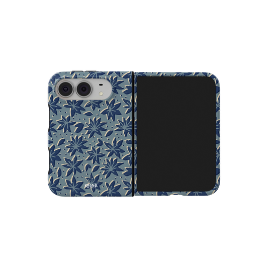 Eryngium Storm | Slate Blue Floral iPhone Case