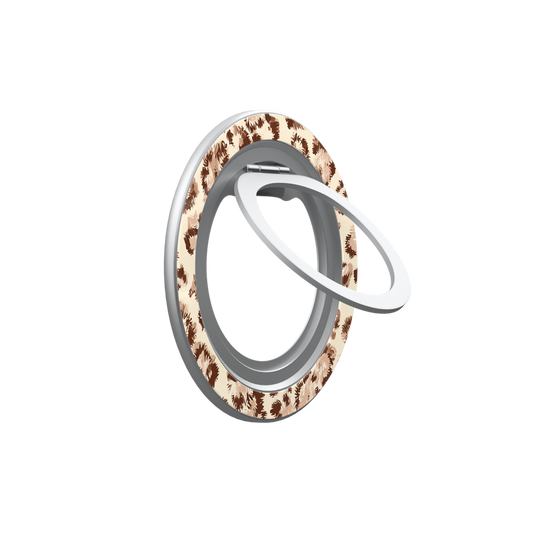 Cognac | Caramel Cheetah Print MagSafe Ring Stand
