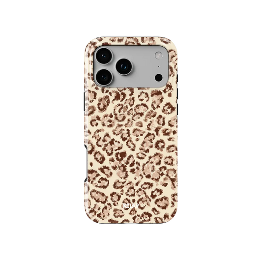 Cognac | Caramel Cheetah Print iPhone Case