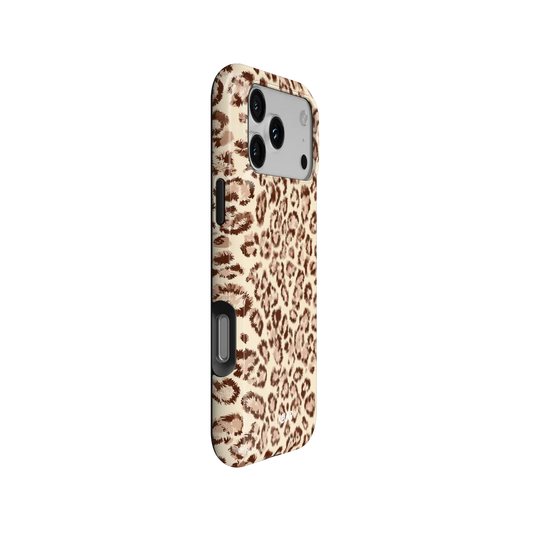 Cognac | Caramel Cheetah Print iPhone Case
