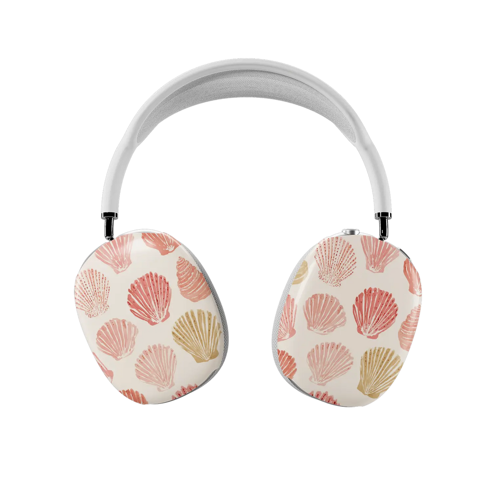 Sunwashed Shells | Pink Seashell AirPods Max Case