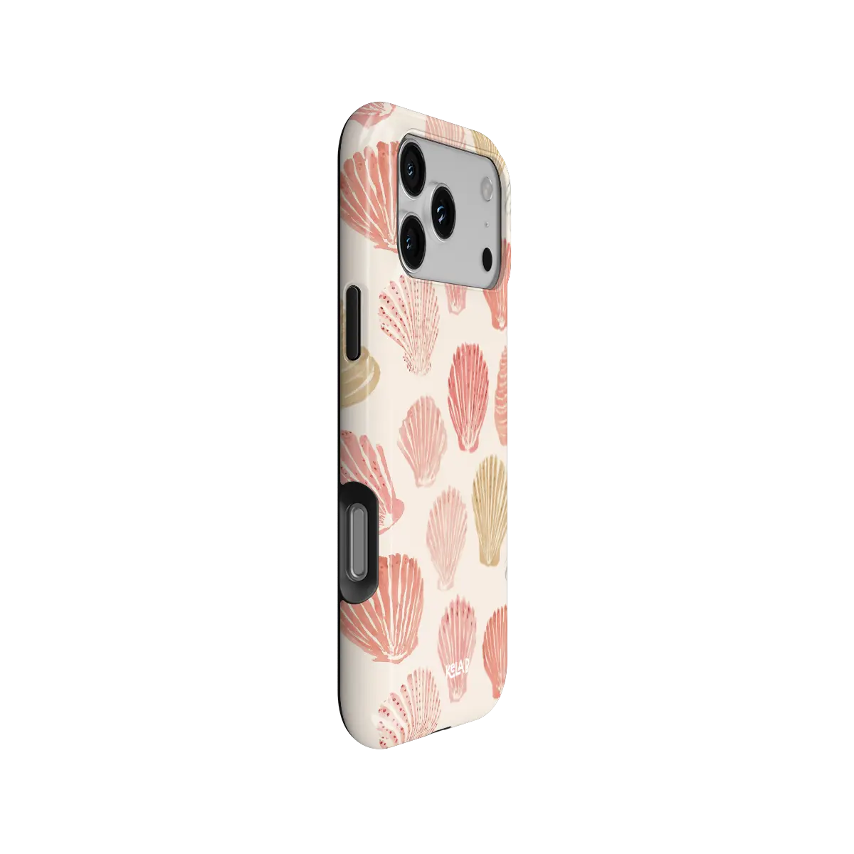 Sunwashed Shells | Pink Seashell Print iPhone Case
