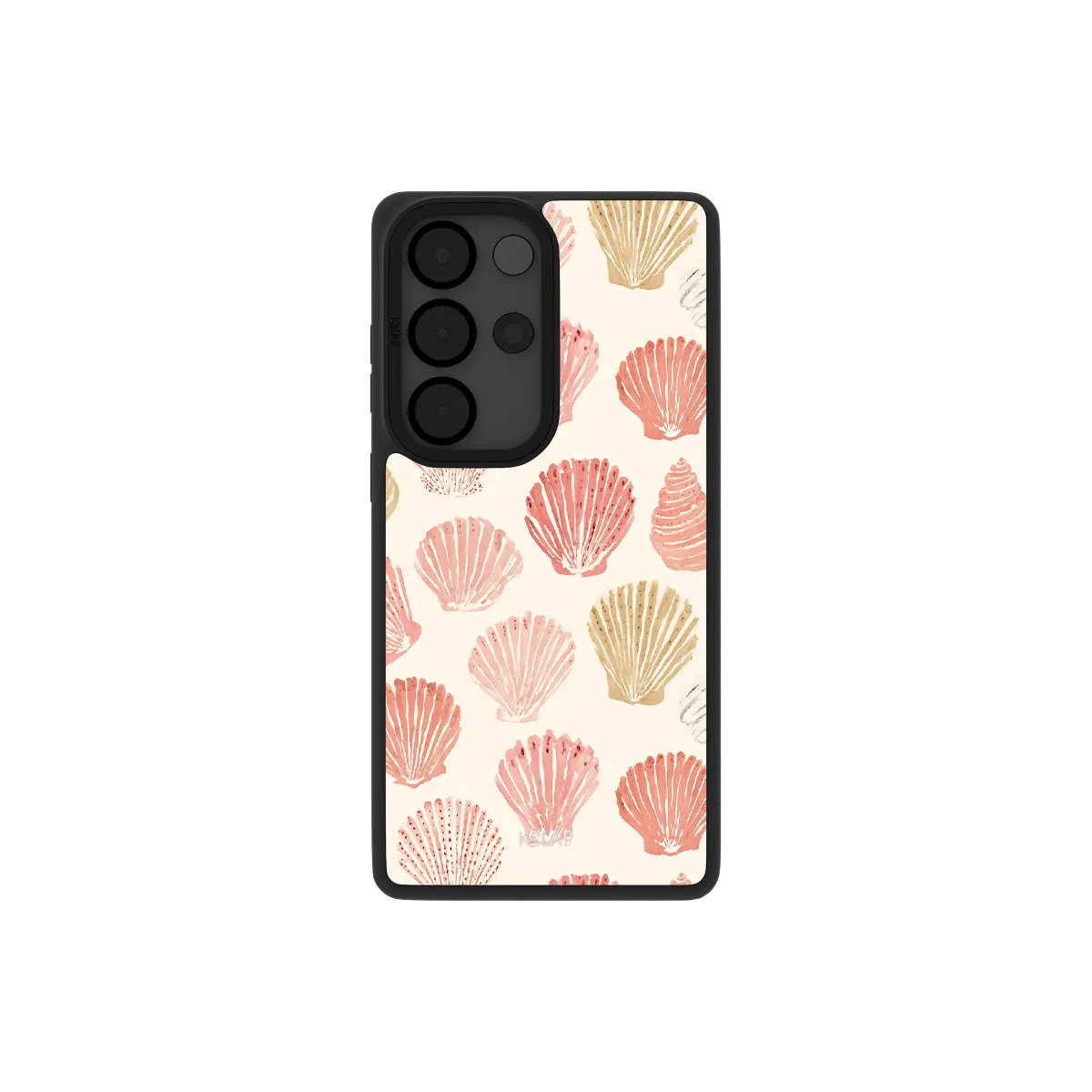 Sunwashed Shells | Pink Seashell Print Samsung Phone Case