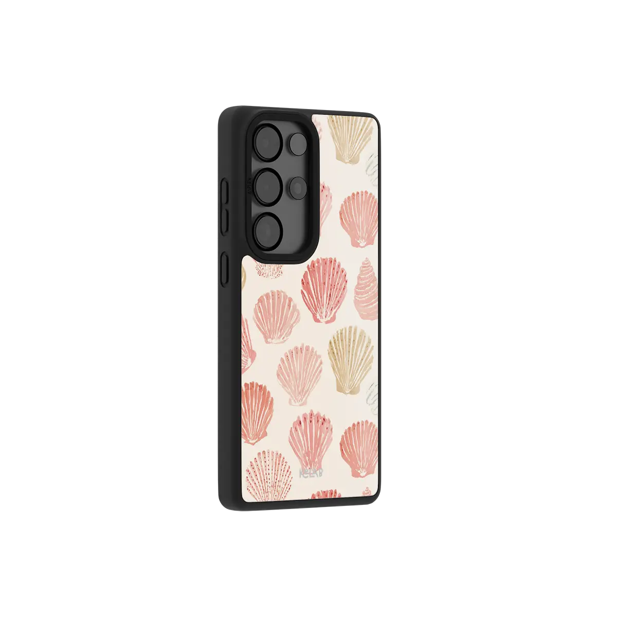 Sunwashed Shells | Pink Seashell Print Samsung Phone Case