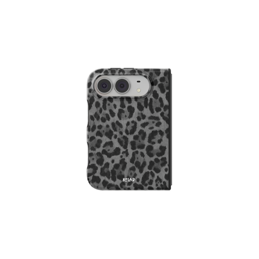 Lunar Roar | Gray Cheetah Print iPhone Case