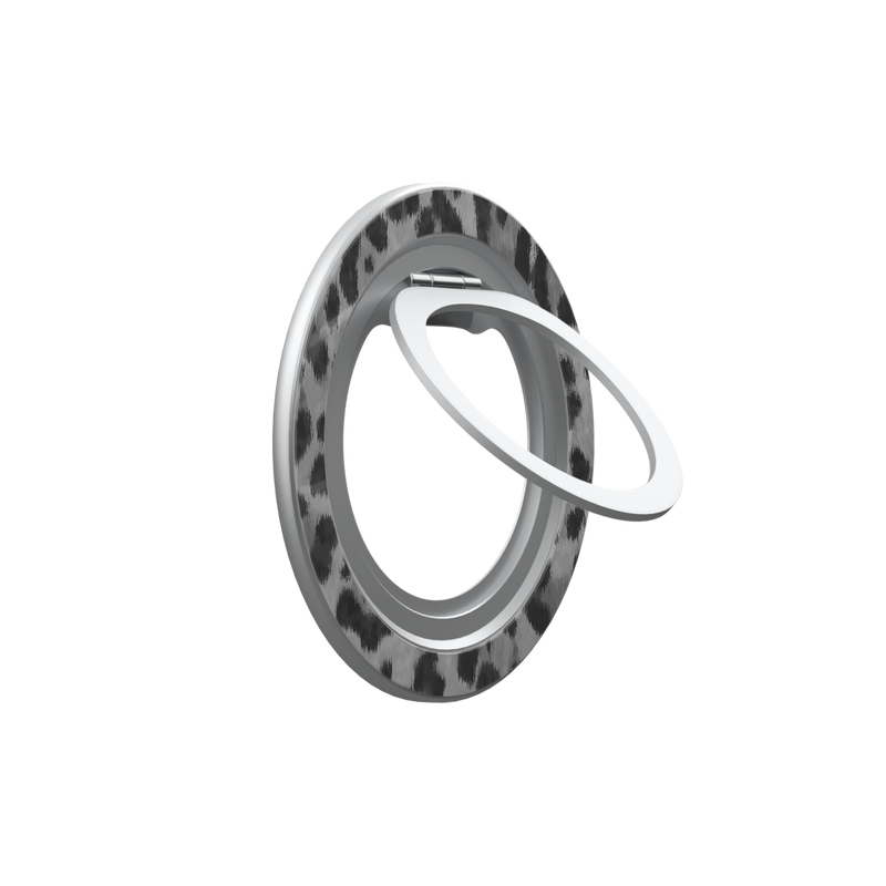 Lunar Roar | Gray Cheetah Print MagSafe Ring Stand