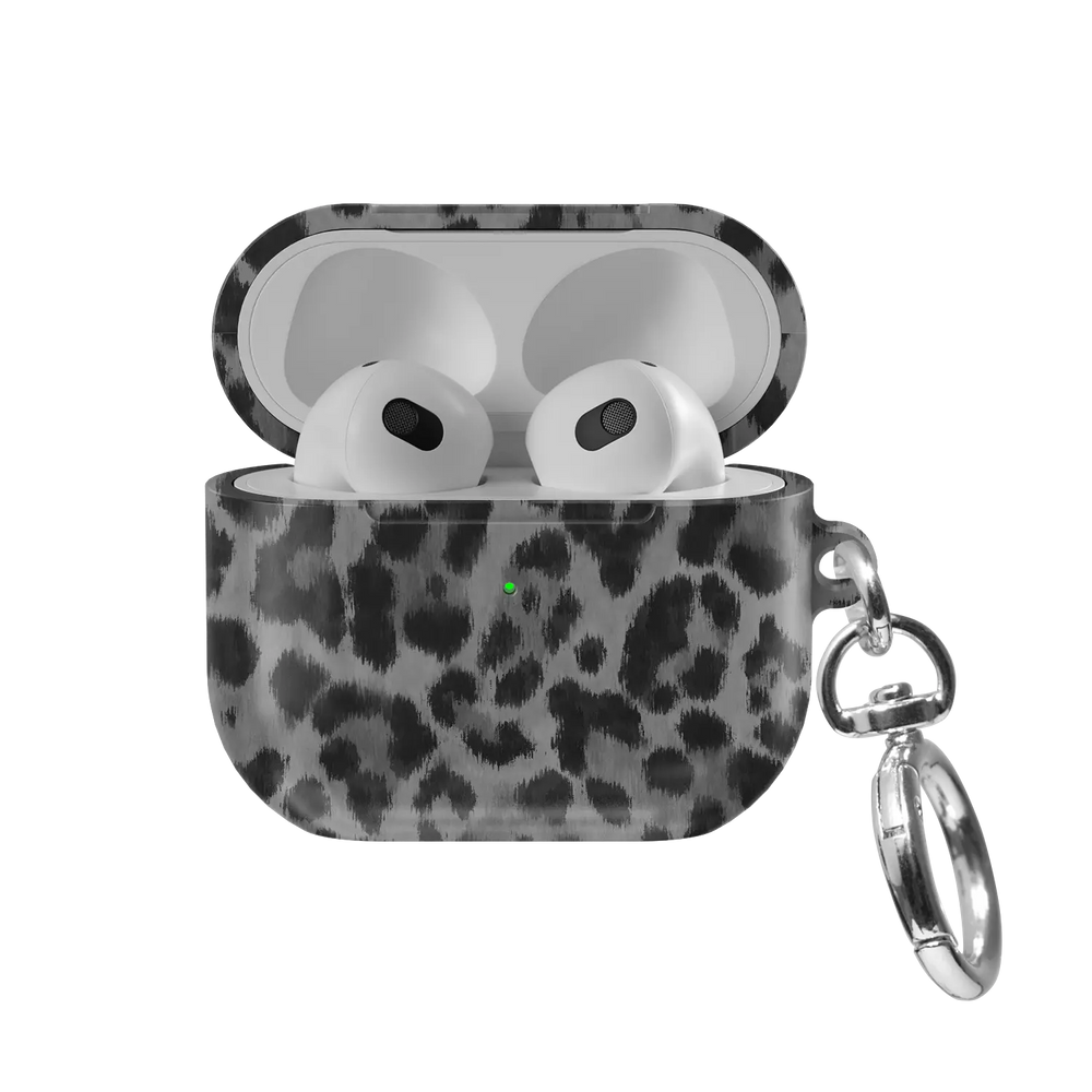 Lunar Roar | Gray Cheetah AirPods Case